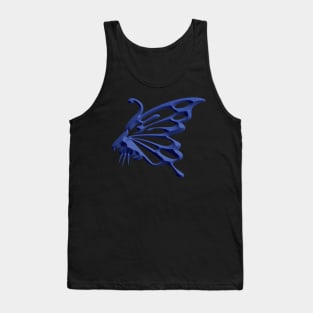 Wolf and butterfly 3d super soft blend drawing cute cool colorful Tank Top